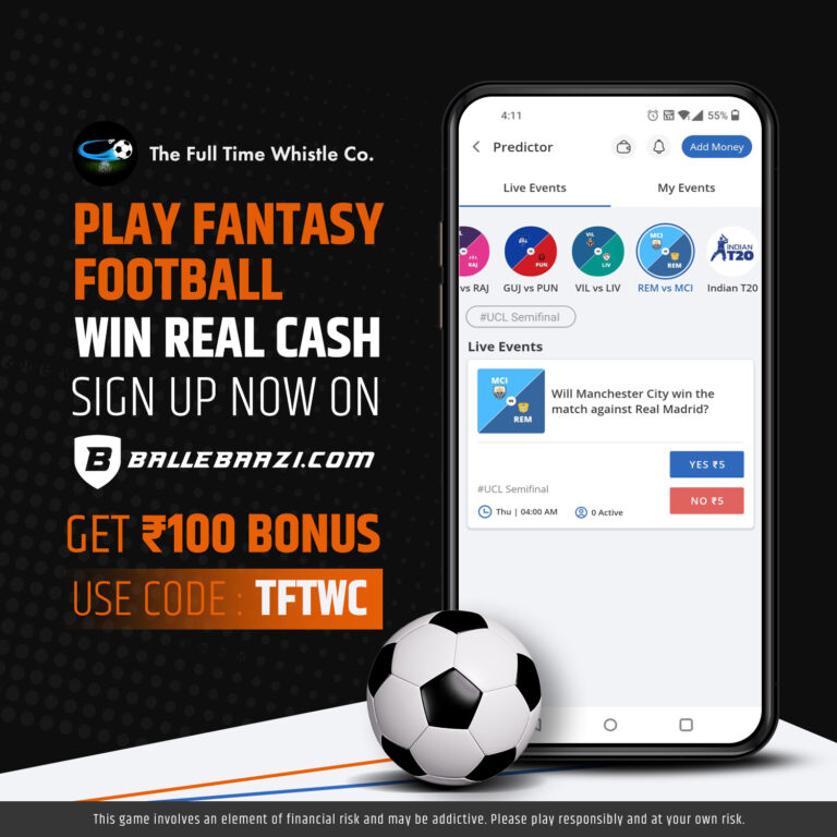 ballebaazi x the full time whistle co fantasy football