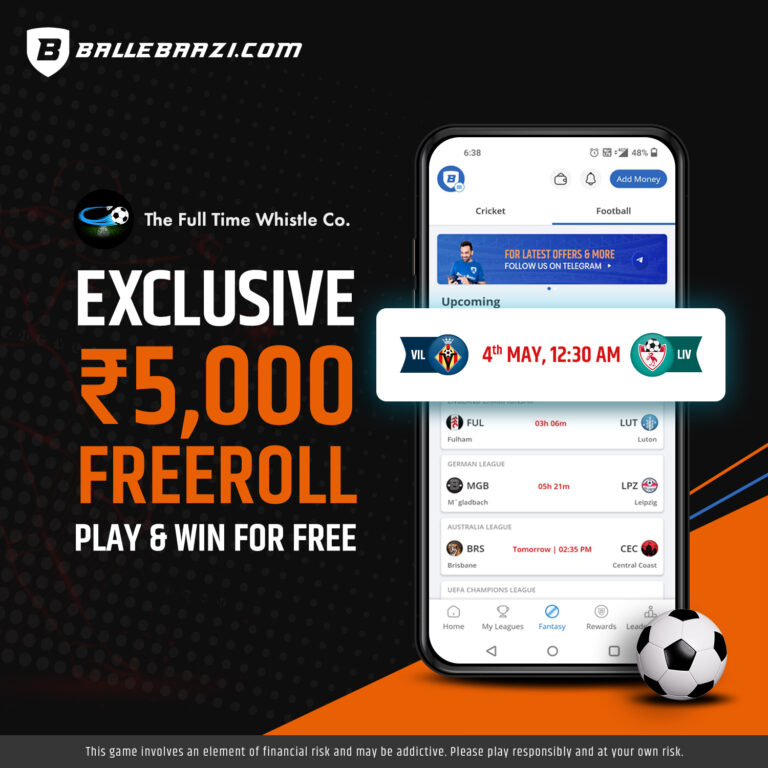 vil vs liv freeroll the full time whistle co. & ballebaazi podcast