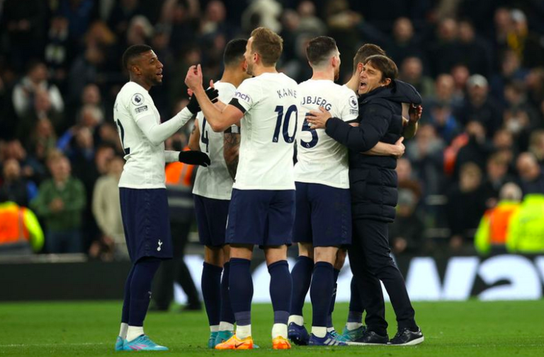 spurs season preview 2022/23 conte spurs conte with spurs players conte tottenham spurs 2022/23 season