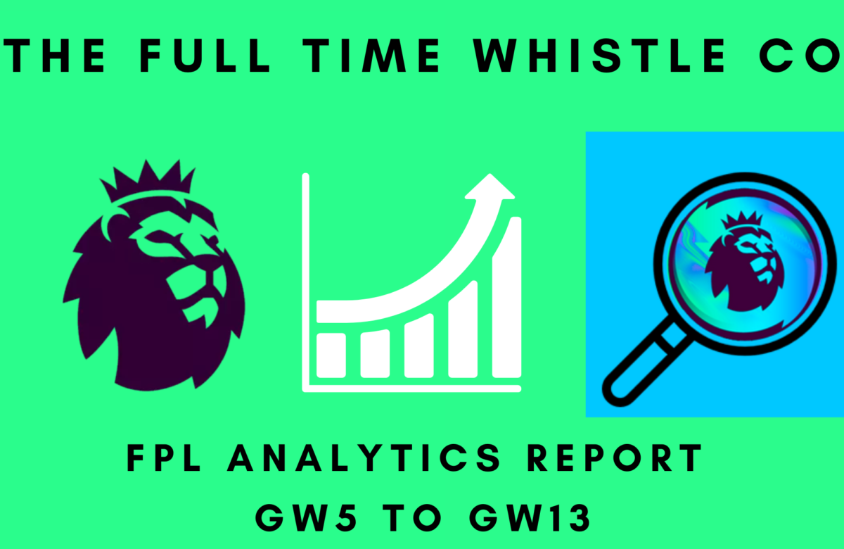 FPL: TFTWC FPL Analytics Report (Part II) – GW 5 to GW 13