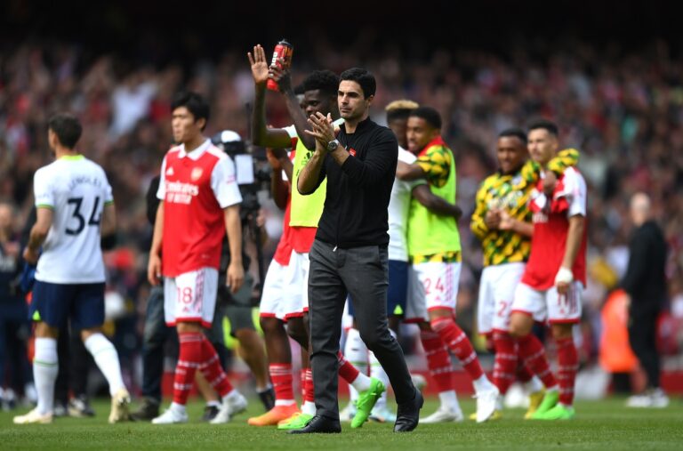 arteta arsenal vs spurs