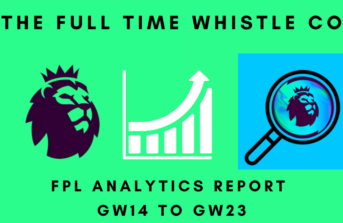 FPL: TFTWC FPL Analytics Report (Part III) – GW 14 to GW 23